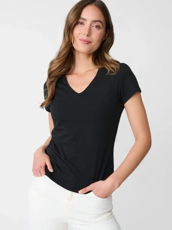 Cheap J. McLaughlin Terrine Tee Black