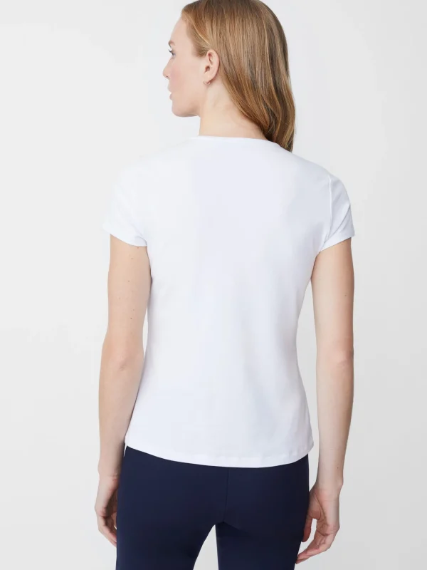 Best Sale J. McLaughlin Terrine Tee White