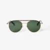 Shop J. McLaughlin Tilly Sunglasses Dark Green