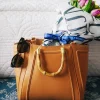 Hot J. McLaughlin Veranda Leather Tote Vachetta