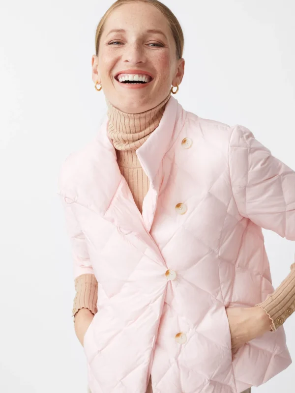 Discount J. McLaughlin Vivian Puffer Jacket Soft Pink