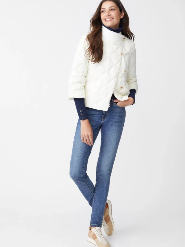 Flash Sale J. McLaughlin Vivian Puffer Jacket Egret White