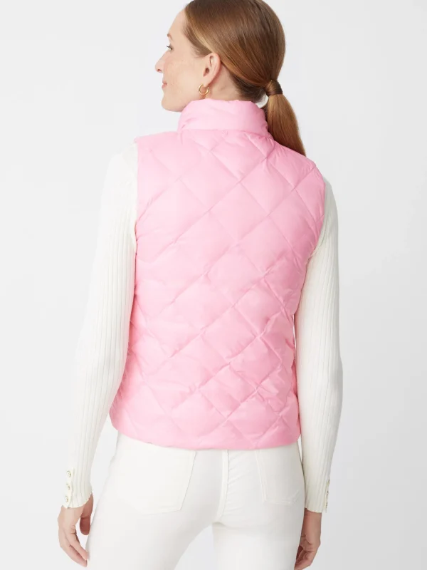 Flash Sale J. McLaughlin Vivian Reversible Puffer Vest Peony