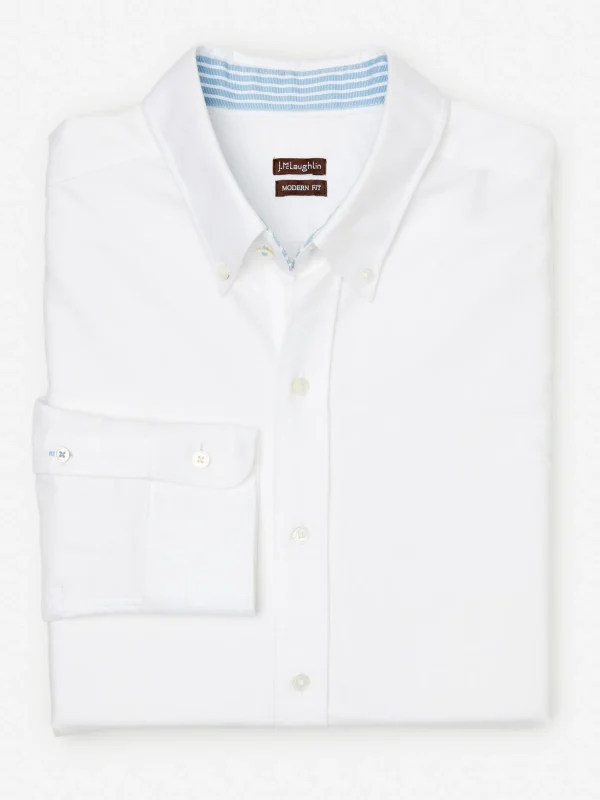 Sale J. McLaughlin Westend Modern Fit Shirt white