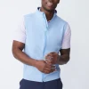 Fashion J. McLaughlin Zander Performance Vest Soft Blue