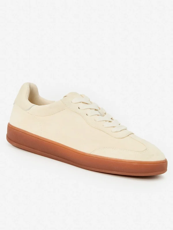 Outlet J. McLaughlin Zibby Suede Sneakers Off White